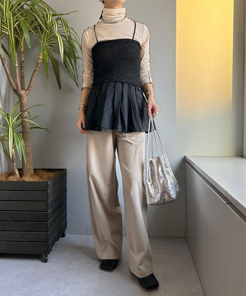 「SHENERY」 パンツ 34 グレー レディース_画像7
