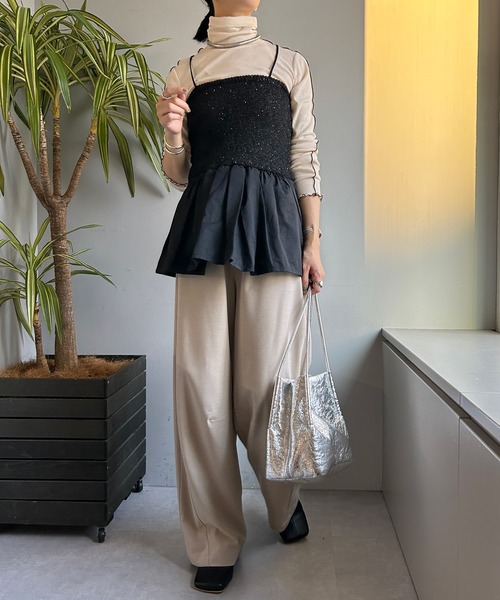 「SHENERY」 パンツ 34 グレー レディース_画像8