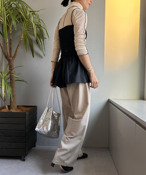 「SHENERY」 パンツ 34 グレー レディース_画像9