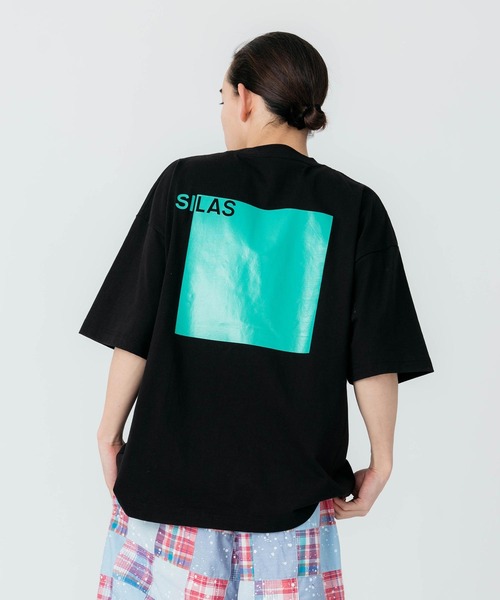 「SILAS」 半袖Tシャツ L ホワイト メンズ_画像8