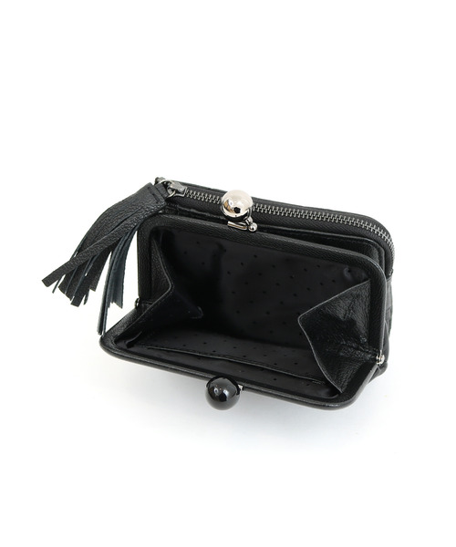 perche二つ折り財布 Black perche（ペルケ） 二つ折り財布 財布 レディース : ZOZOTOWN Yahoo!店