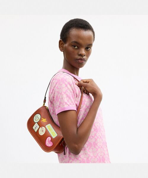 ショルダーバッグ バッグ 「COACH | BRAIN DEAD」ウェイバリー バッグ・パッチ レディース メンズの画像