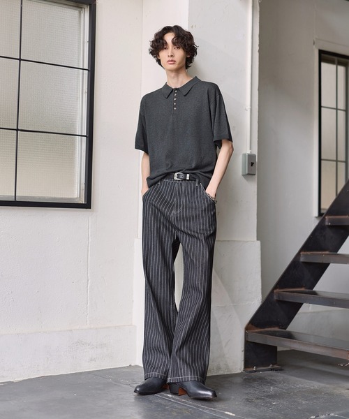 048022 COOGI Classic 半袖 ニット ポロシャツ XL Bleme ポロシャツ 半袖 クラシック サマーニット ポロシャツ メンズ