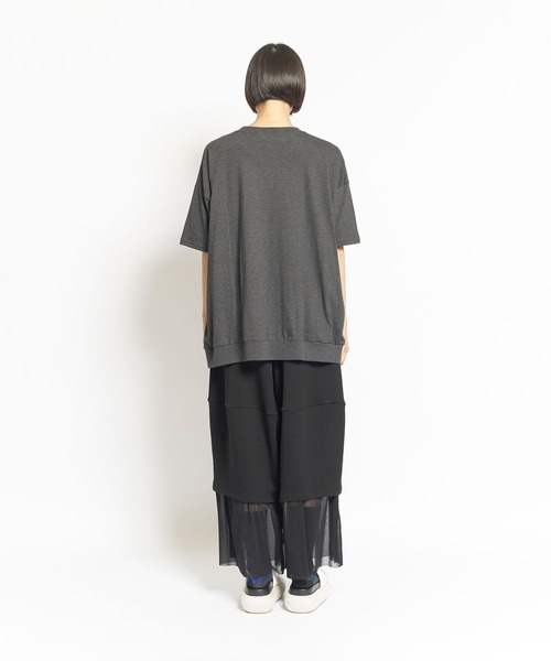 「gomme」 半袖Tシャツ MEDIUM ブラック レディース_画像4