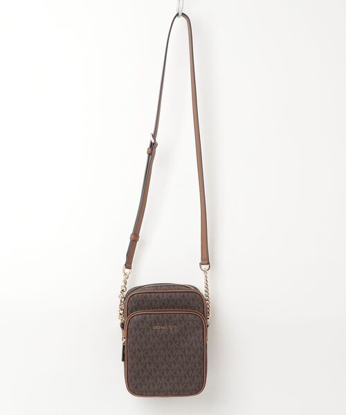 MICHAEL KORS ブラウンショルダーバッグ MICHAEL KORS（マイケルコース） ショルダーバッグ - ブラウン
