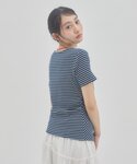 tシャツ 半袖 「umm.」レースレイヤードド...の詳細画像2