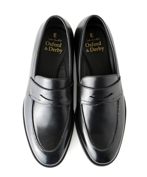 「London Shoe Make」 ローファー UK7.5 ブラック メンズ_画像2
