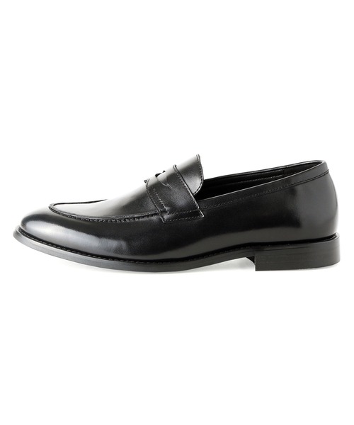 「London Shoe Make」 ローファー UK7.5 ブラック メンズ_画像3