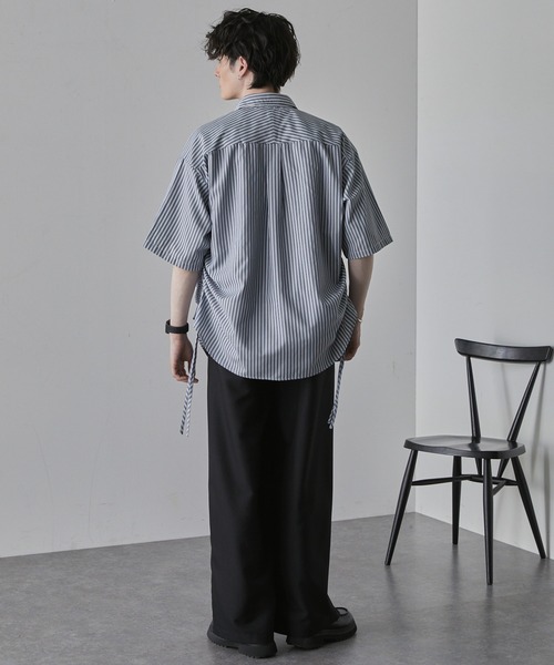 「MONO-MART」 半袖シャツ M ホワイト メンズ_画像8