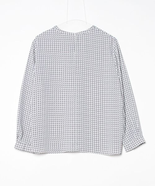 「INDIVI」 長袖ブラウス 13 グレー レディース_画像2