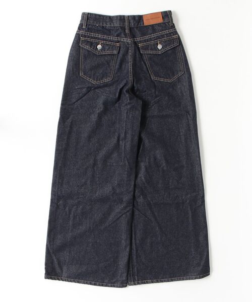 「center i」 ブーツカットデニムパンツ L ブルー レディース_画像2