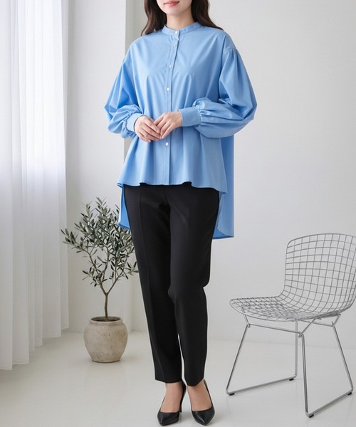 Nunc. ブラウス シャツ 袖リブボリュームシャツ レディース : ZOZOTOWN