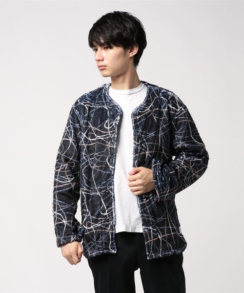 「ALDIES」 カーディガン SMALL アイボリー メンズ_画像6