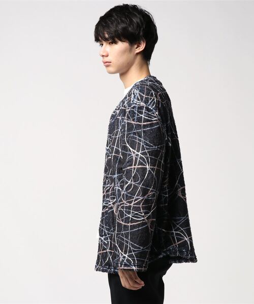 「ALDIES」 カーディガン SMALL アイボリー メンズ_画像9