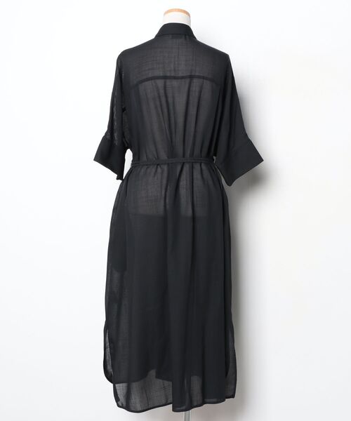 UNITED ARROWS（ユナイテッドアローズ） 7分袖ワンピース 36 ブラック