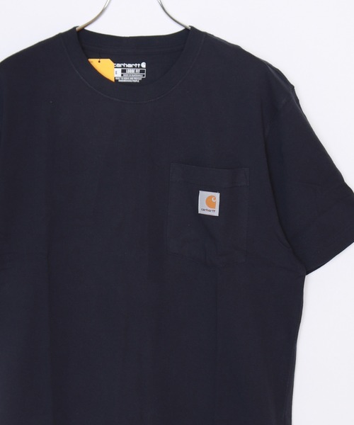Carhartt（カーハート） tシャツ ポケット付き ワッペン 半袖Tシャツ 