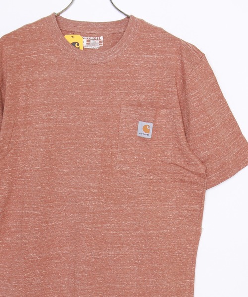 Carhartt（カーハート） tシャツ ポケット付き ワッペン 半袖Tシャツ 