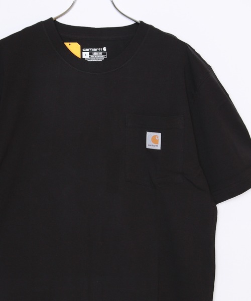Carhartt tシャツ carhartt ポケット付き ワッペン 半袖Tシャツ