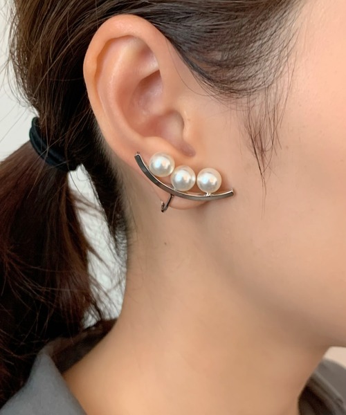 イヤリング カーブ3連パールイヤリング Zozotown Paypayモール店 通販 Paypayモール イヤリング カーブ3連パールイヤリング Zozotown Paypayモール店 通販 Paypayモール