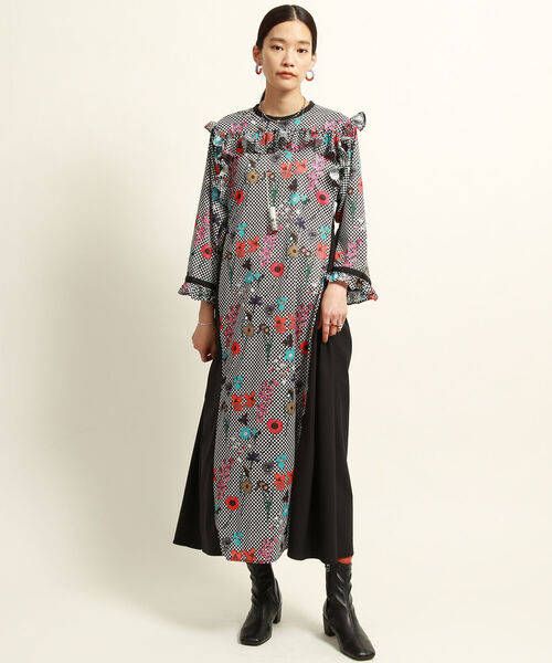 のあるジャ ワンピース フラワー チェック ドレス Zozotown Paypayモール店 通販 Paypayモール Noma T D