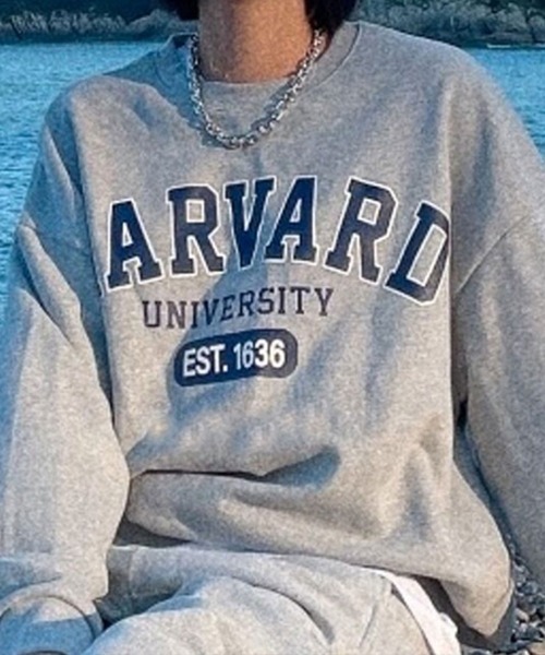 スウェット 22 S S 春夏 韓国ファッション Harvardカレッジロゴスウェット トレーナー Zozotown Paypayモール店 通販 Paypayモール