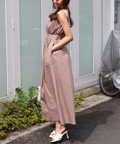 ワンピース ベルト付カシュクールワンピース Zozotown Yahoo 店 通販 Yahoo ショッピング
