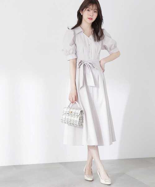 ワンピース フレアーシャツワンピース / 1213140403 フレアーシャツワンピース PROPORTION BODY ポリエステル