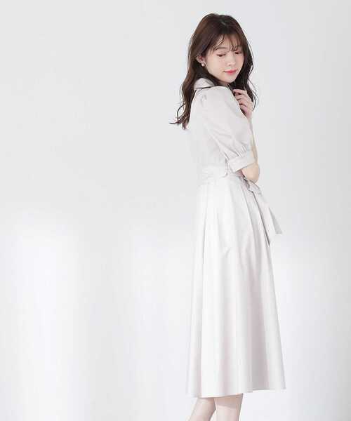 ワンピース フレアーシャツワンピース / 1213140403 フレアーシャツワンピース PROPORTION BODY ポリエステル