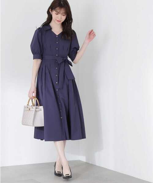 ワンピース フレアーシャツワンピース / 1213140403 フレアーシャツワンピース PROPORTION BODY ポリエステル