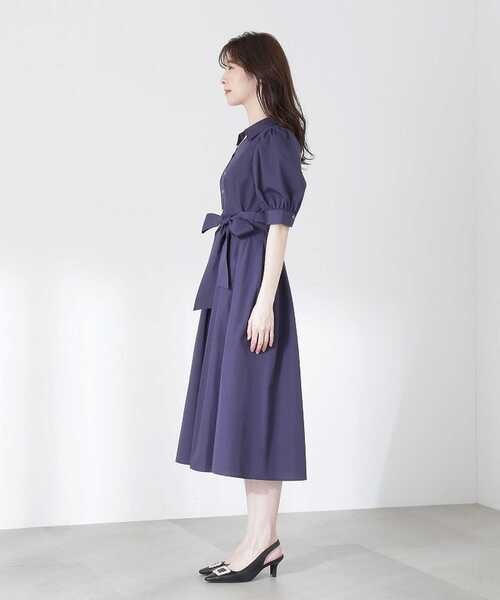 ワンピース フレアーシャツワンピース / 1213140403 フレアーシャツワンピース PROPORTION BODY ポリエステル