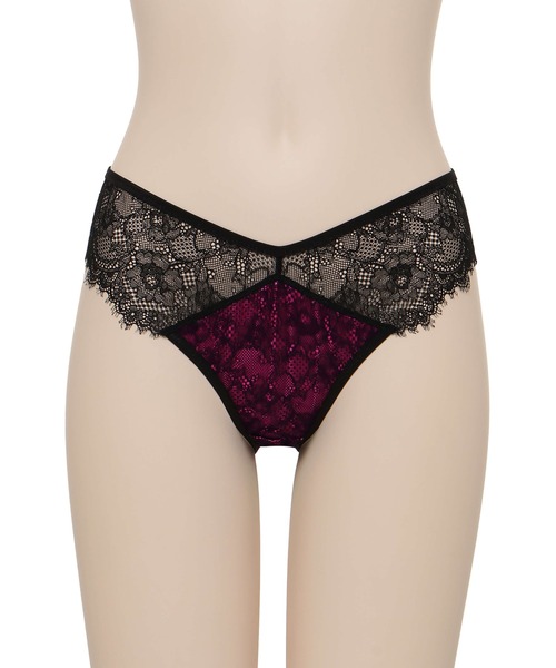RAVIJOUR ショーツ シアーアイラッシュ バックホールショーツ