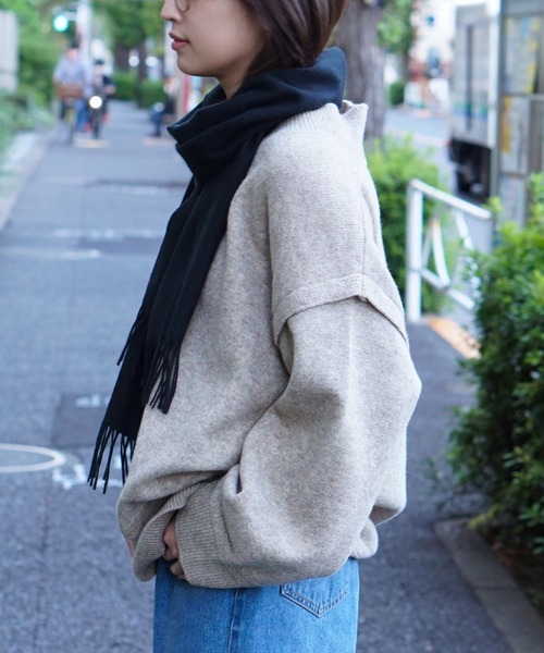 新品　タグ付き　グレー フリンジ付き　三角マフラー　アンナケリー 9/9⭐️Anna Kerry 大人気のフリンジマフラーご紹介 Live！ - YouTube
