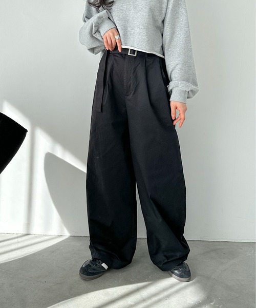 PHINGERIN フィンガリン　ベルテッドパンツ　チノパン PHINGERIN - Bontage Pants | fakejam