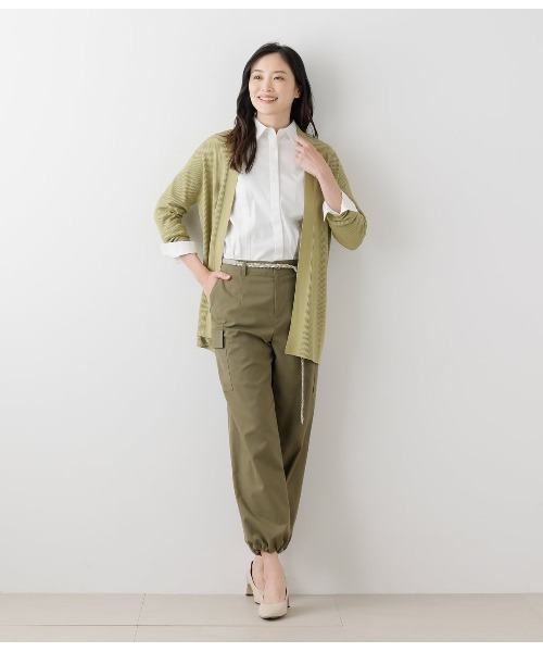 NEWYORKER（ニューヨーカー） カーゴパンツ ポリエステルピーチクロス