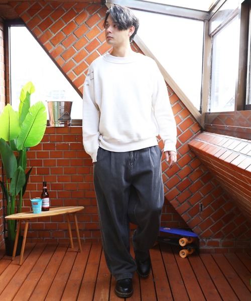 8（eight） ジーンズ ワイドデニムパンツ メンズ レディース