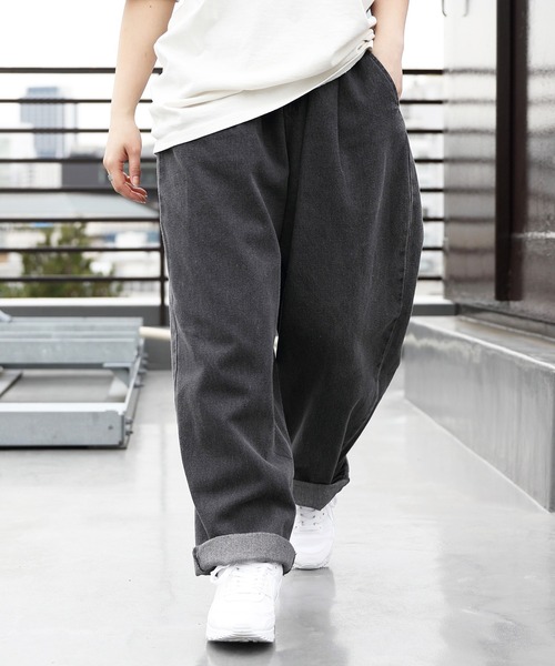 8（eight） ジーンズ ワイドデニムパンツ メンズ レディース