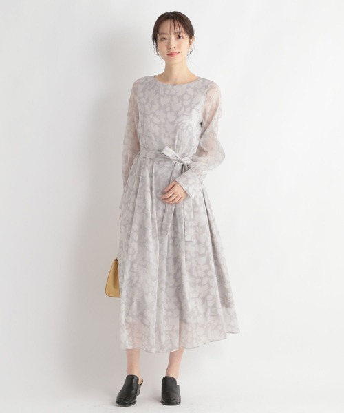 Andemiu ワンピース シャドーフラワーワンピース107963