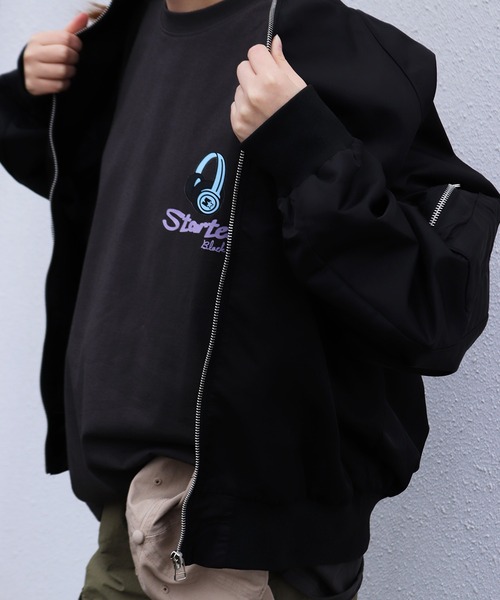 WESTSEA（ウエストシー） ma1 ma-1 オーバーサイズ ナイロンMA-1