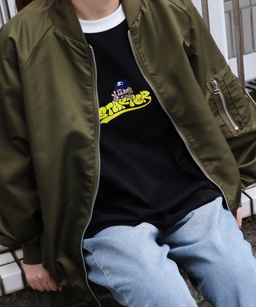 WESTSEA ma1 ma-1 オーバーサイズ ナイロンMA-1ジャケット