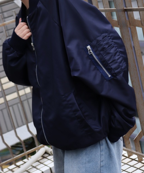 WESTSEA（ウエストシー） ma1 ma-1 オーバーサイズ ナイロンMA-1