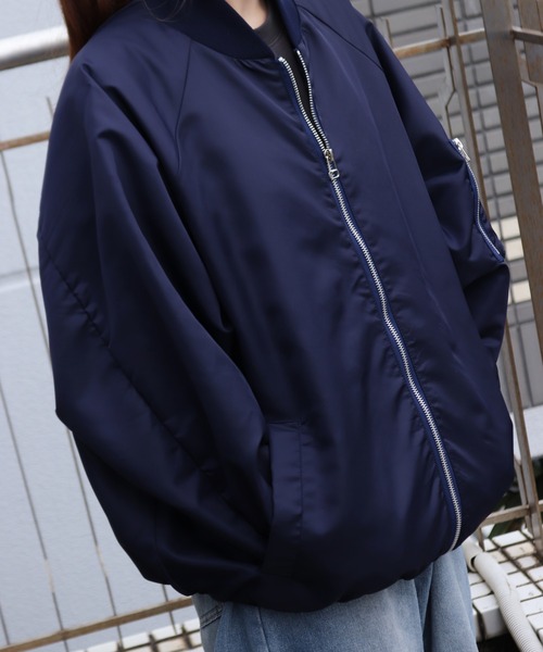 WESTSEA ma1 ma-1 オーバーサイズ ナイロンMA-1ジャケット
