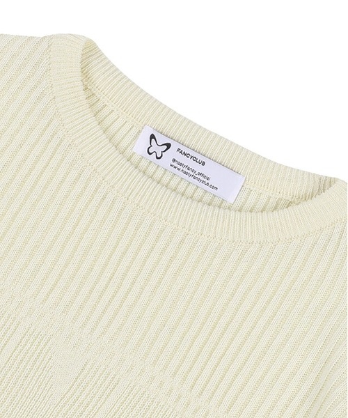 tシャツ NASTYFANCYCLUB-INNOCENCE KNIT TEE レディース FANCY CLUB tシャツ NASTYFANCYCLUB-INNOCENCE KNIT TEE