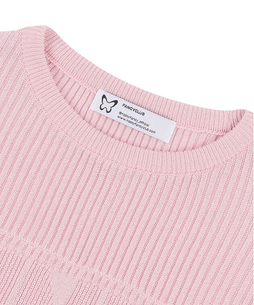 tシャツ NASTYFANCYCLUB-INNOCENCE KNIT TEE レディース FANCY CLUB tシャツ NASTYFANCYCLUB-INNOCENCE KNIT TEE