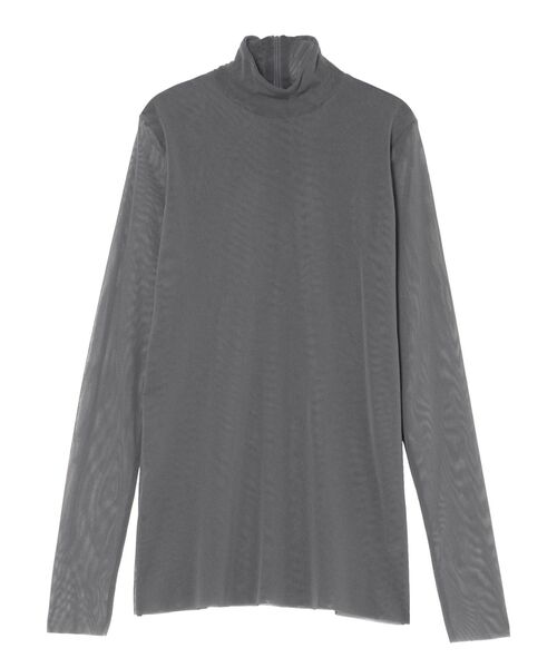 UN3D. tシャツ LONG SLEEVE TULLE TOP / ロングスリーブチュールトップ  