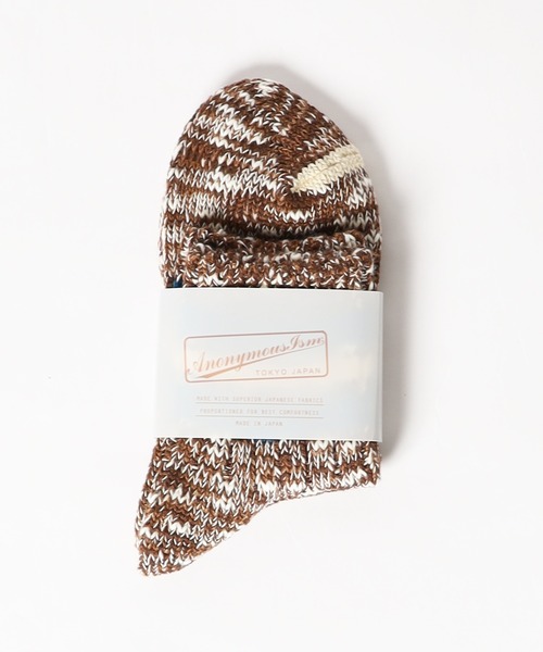 その他 anonymous ANONYMOUSISM（アノニマスイズム） 靴下 3ラインスラブクォーター 靴下