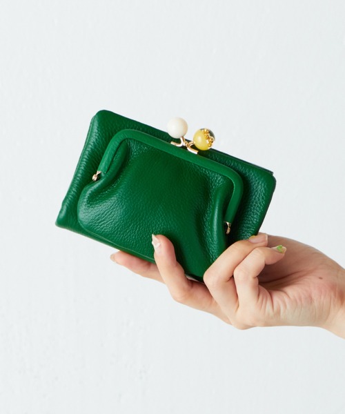 ear PAPILLONNER」 財布 FREE ダークグリーン レディース : 85389080  