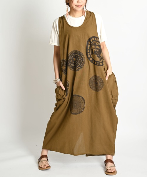 marai（マーライ） ワンピース ノースリーブ チュニックワンピース