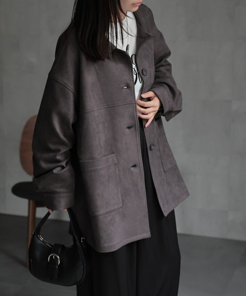 ap retro コート アウター 「選べるデザイン」フェイクレザー