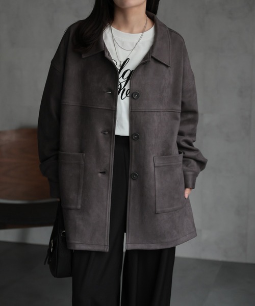 ap retro コート アウター 「選べるデザイン」フェイクレザー