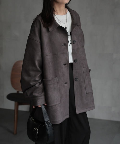 ap retro コート アウター 「選べるデザイン」フェイクレザー